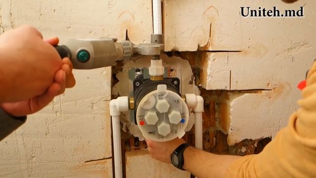 Установка смесителя скрытого монтажа НА Пальцах. смотреть онлайн