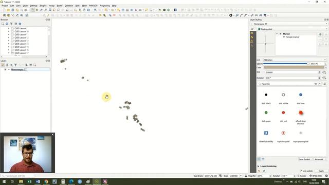 QGIS Lesson 17 Part 1 - Importing data using a CSV file and deleting incorrect points смотреть онлайн
