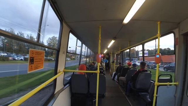 Трамвай "0643 по 9 по Культуры" в Петербурге 13-***: ЛВС-86К 0643 по №9 (01.10.23) смотреть онлайн