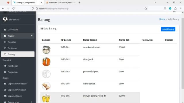 Belajar Membuat Web POS Kasir dgn PHP MySQL - Eps 14 Menampilkan & Menghapus Barang dgn Toast Alert смотреть онлайн