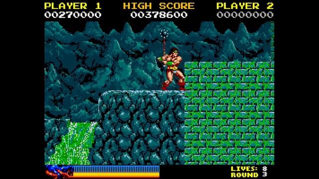 Apple IIGS Game: Rastan (1990 Taito) Longplay with cheats смотреть онлайн