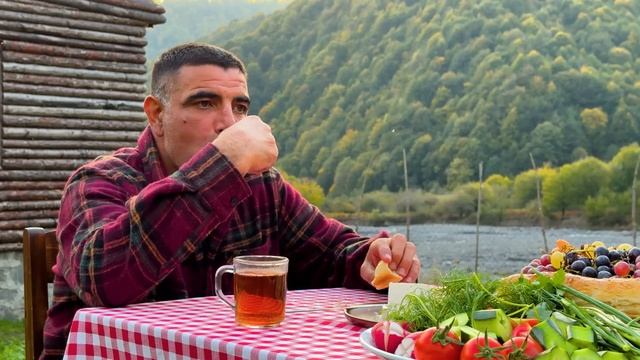 Rustic Cheese Made From Fresh Milk! Azerbaijani Dairy Food