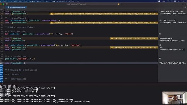 Collection Types - Dictionaries смотреть онлайн
