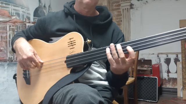 Godin fretless In a Sentimental mood. смотреть онлайн