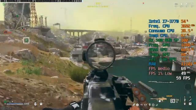 ? LIVE - WARZONE 3 | I7 3770 + RX 580 8GB 2048 SP | Graphcs Player | Aliexpress | MW3 | AO VIVO смотреть онлайн