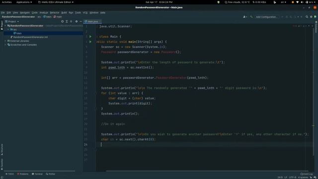 Random Password Generator in JAVA | IntelliJ IDEA смотреть онлайн