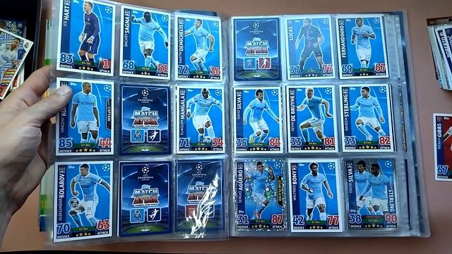 Открываю MINI TIN + обзор UEFA Champions League Match Attax 2015/16 смотреть онлайн