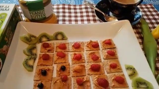 ПОЛЕЗНЫЙ ЗАВТРАК || Печенье с кунжутом и арахисовая паста смотреть онлайн