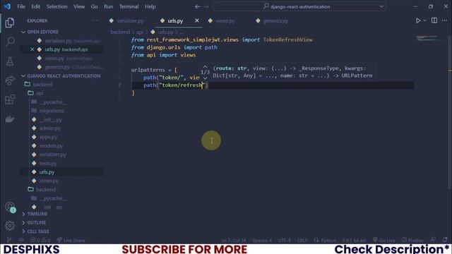 Views & Urls In Django Rest Framework - Django & React Authentication | EP. 3 смотреть онлайн