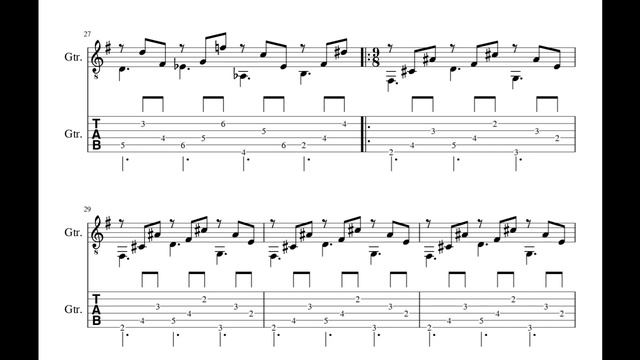 Julian Lage - Guitar Etude #1 - Transcription + TAB смотреть онлайн