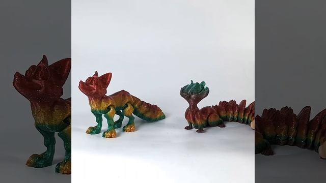 Rainbow PLA for 3D FDM printer #3D printing #PLA SILKY # PLA 3M смотреть онлайн