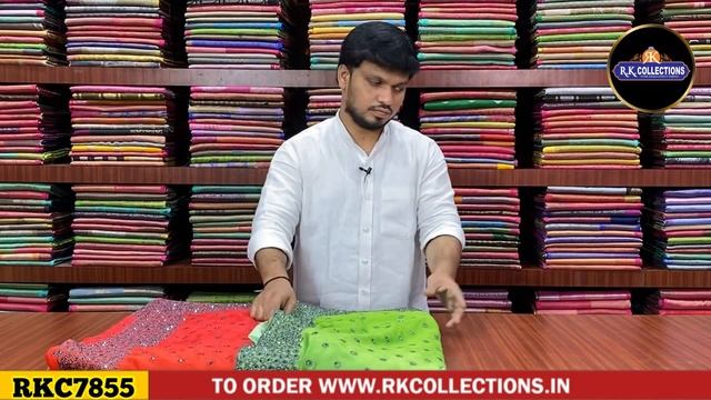 Georgette Sarees I www.rkcollections.in I смотреть онлайн