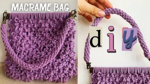 Макраме сумка «Барашек»