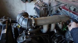 Запуск двигателя Мерседес ОМ 601 на Уазе