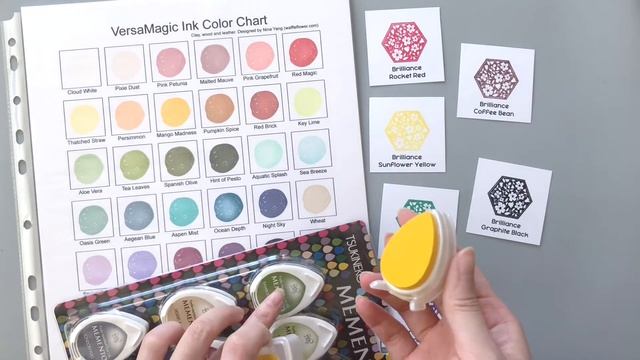 Shimmery Ink Pads Comparison! Brilliance, Delicata, Encore Ink Pads смотреть онлайн