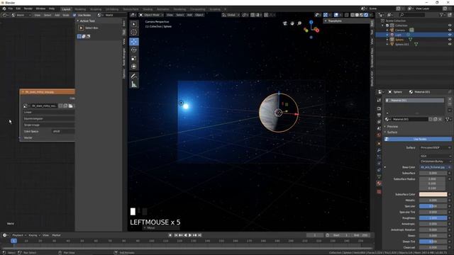 Making planets in blender смотреть онлайн