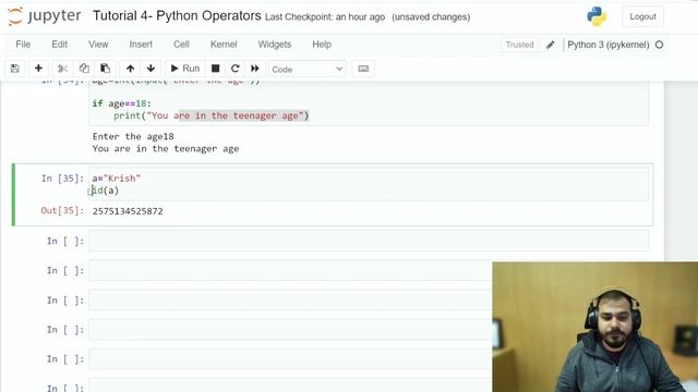Tutorial 4- Python Logical,Equality,Comparison and Arithmetic Operators In Hindi смотреть онлайн