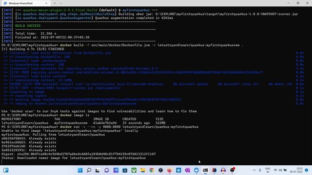 HOW TO BUILD DOCKER IMAGE FOR QUARKUS APP #quarkus #docker смотреть онлайн