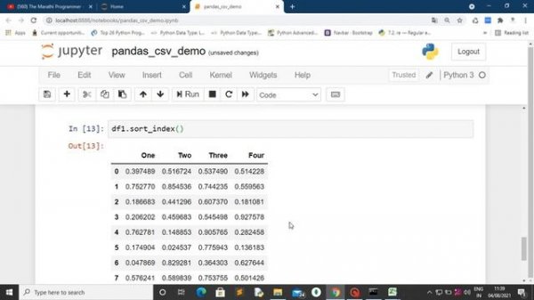 Python Pandas Tutorial | How to read CSV file using Pandas |