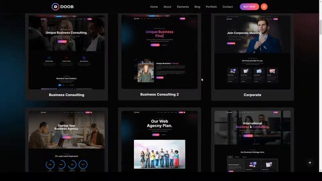 Doob - Business and Consulting Bootstrap 5 Template responsive one page смотреть онлайн