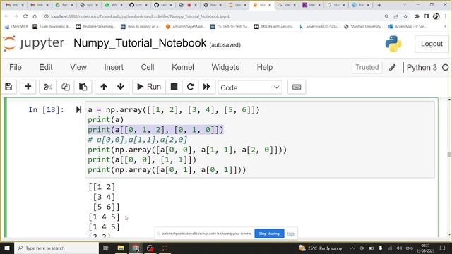 Class - 13 Python Numpy смотреть онлайн