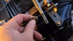 Переделка газа на мотобуксировщике (мотособаке)