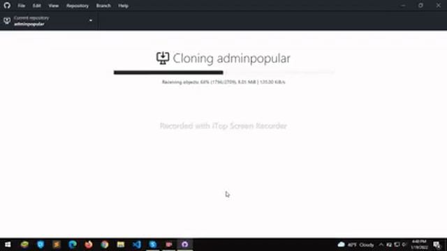 How to Clone project from Github смотреть онлайн