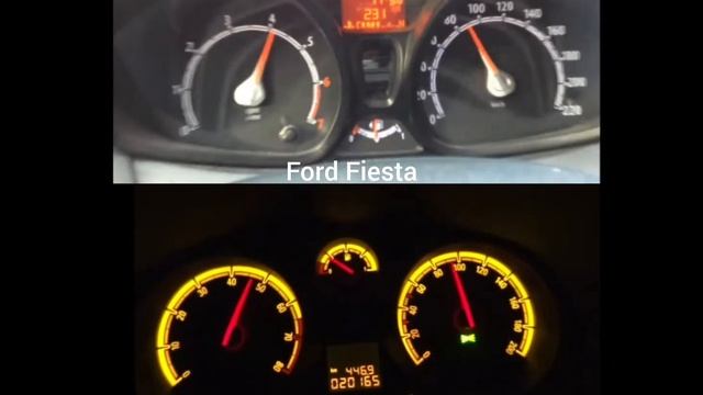 Ford Fiesta 1.25 82 HP VS Opel Corsa 1.2 80 HP смотреть онлайн