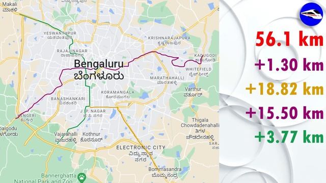 100-km Bangalore Metro in 2023? | Lines to open in 2023 | Bangalore Metro | Metro Rails and Trains смотреть онлайн