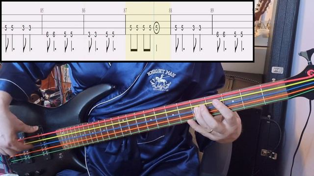 Shinsei Kamattechan - My War - Bass Cover With Tab смотреть онлайн