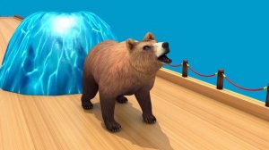 Old MacDonald Had A Farm _ Nursery Rhymes Songs With Farm animals are transformed into wildlife.