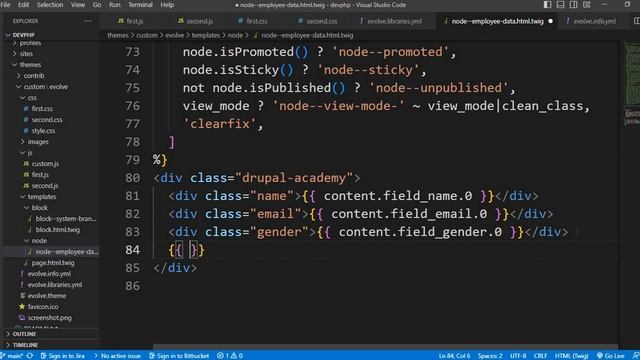How to add JS and CSS in specific node twig template using attach library in Drupal 9 | Drupal 10. смотреть онлайн