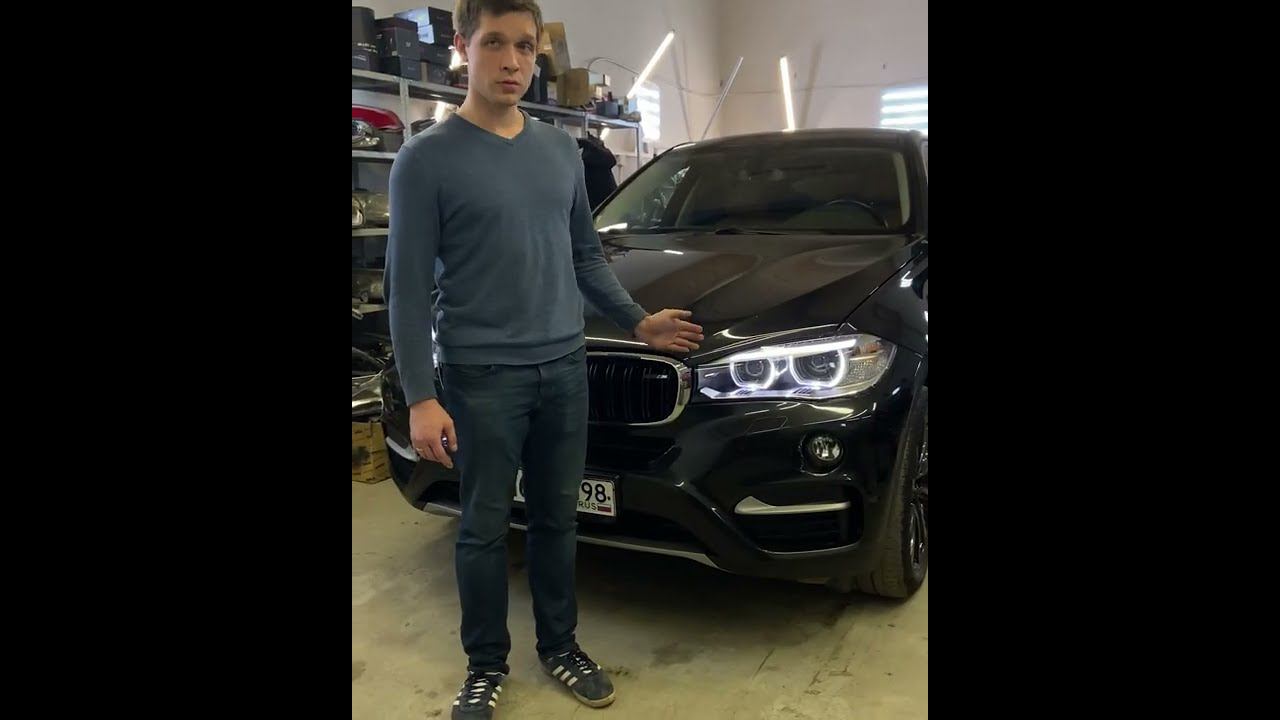 Bmw x6 F16 Модернизация света фар, замена Bi-Xenon на Bi-LED с лазером Aozoom Golden knight LazerLED смотреть онлайн