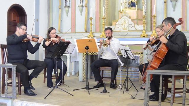 Tartini: Concerto in D major. Quarteto Horizonte & Erico Fonseca, piccolo trumpet. смотреть онлайн