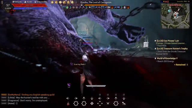 Kzarka World Boss no death strategy - DK gameplay Black Desert PlayStation 4 смотреть онлайн