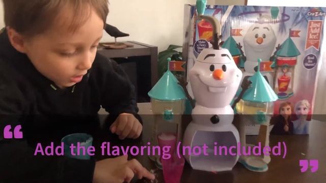 Frozen 2 Slushy Treat Maker Toy Review смотреть онлайн
