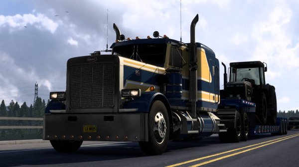 52 / ATS V1.50 / Peterbilt 359 / Работаем по Аляске. Рейс на Фэрбанкс.