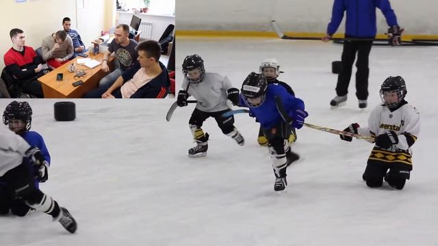 Хоккей дети | тренировка на льду 18-02-2018 Волков Гера смотреть онлайн
