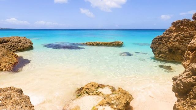 Magical Beach: 3 Hours of Blue Waters & Tropical Beach Ambience (4K Video) смотреть онлайн
