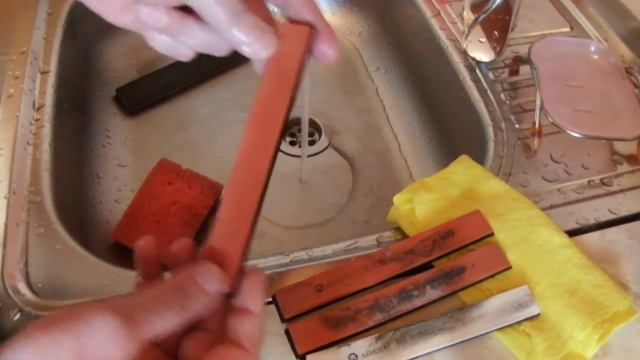 Бруски для точилки EDGE PRO APEX-как выровнять и очистить.