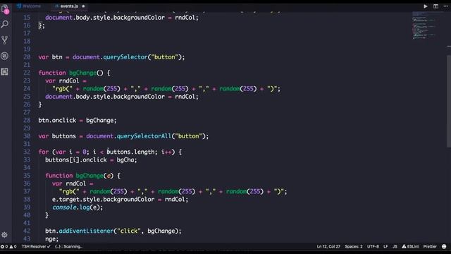 Events in Javascript ( DOM Events and their handler) #45 смотреть онлайн