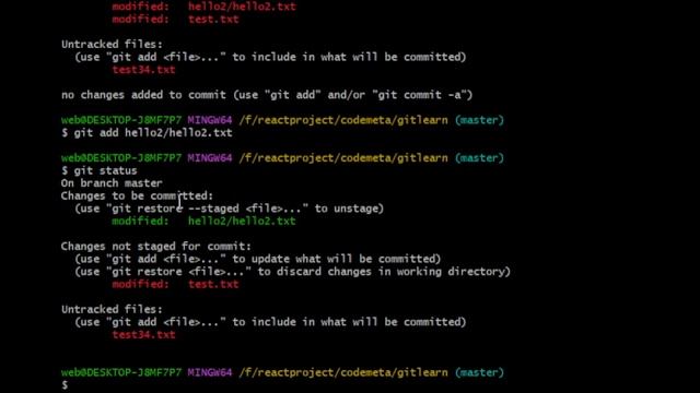 Git Tutorial: Git Add Command Or Vscode Stage Changes Add into Local Repository смотреть онлайн