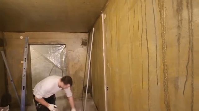 Оштукатуривание поверхности гипсовой штукатуркой смотреть онлайн
