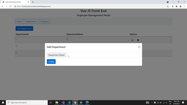 VueJS CRUD App tutorial смотреть онлайн