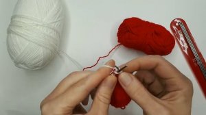 Полосатый шарф спицами. Как связать полосатый шарф без отрыва нити.