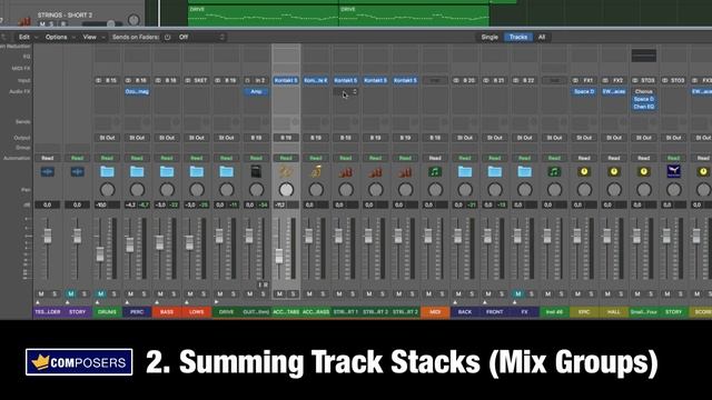 How to use Track Stacks in Logic Pro X (3 Ways) смотреть онлайн