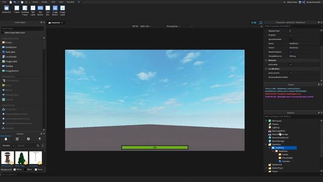 Собственный Индикатор здоровья(HealthBar) | Roblox Studio #4 смотреть онлайн