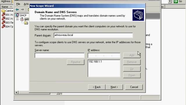 005 Настройка DHCP-сервера.avi смотреть онлайн