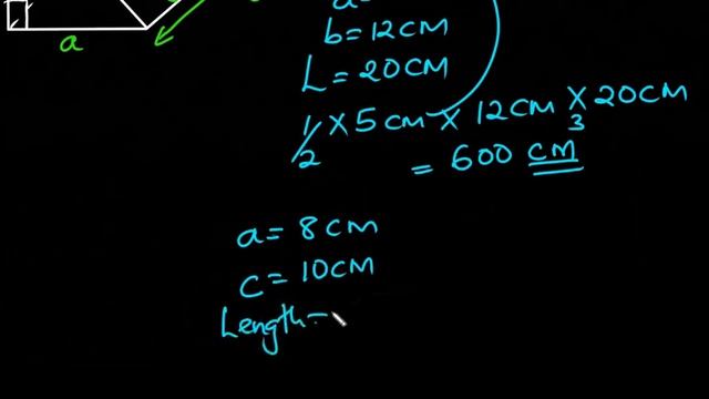 Calculating the volume of a right-angled triangular prism смотреть онлайн
