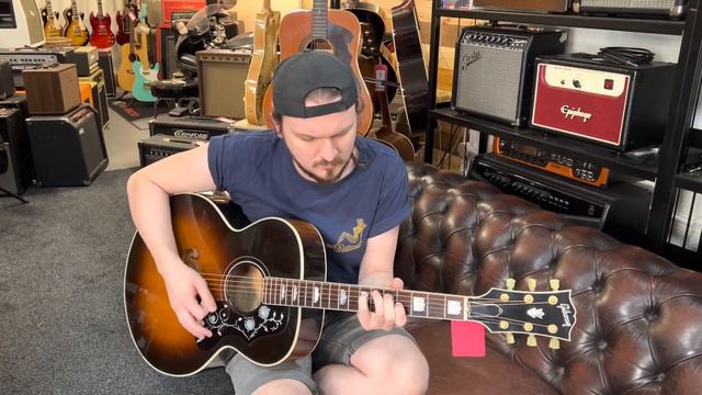 Gibson 100th Anniversary J-200 Tabaco Sunburst 1994 смотреть онлайн